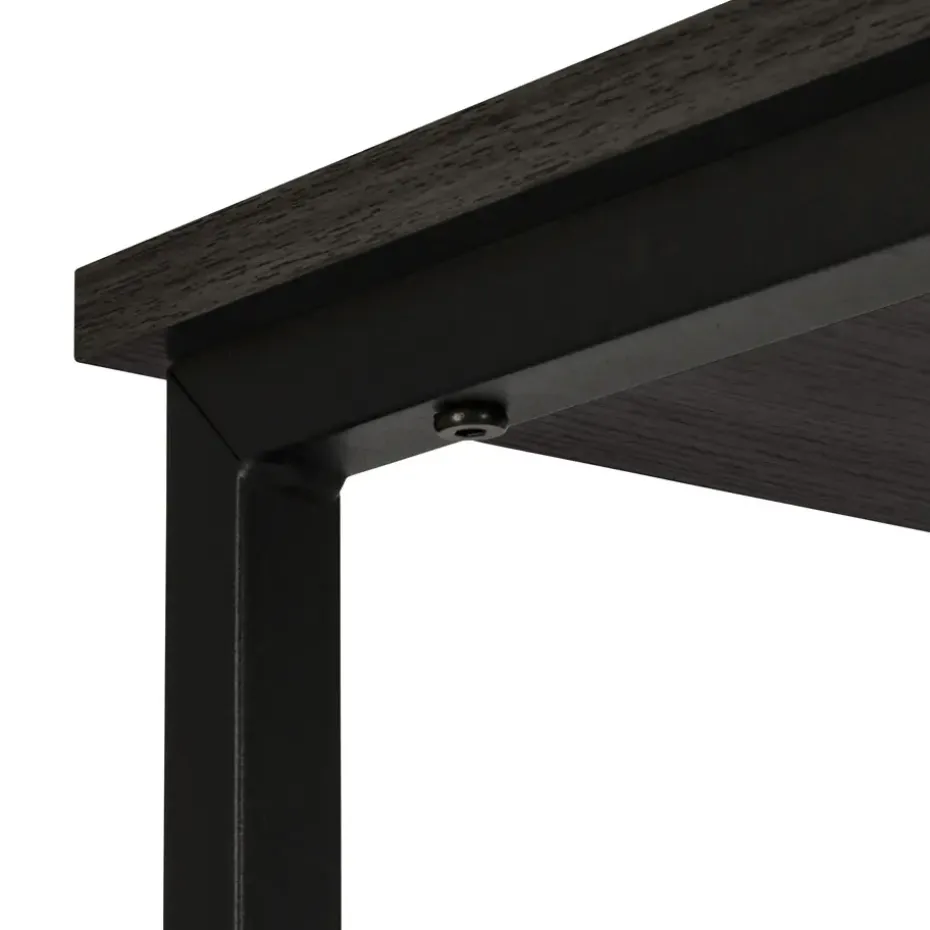 ERRO Serveerwagen - keukentrolley - 60x40x89 cm - zwart