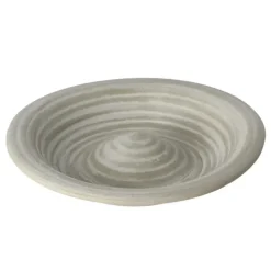 Esschert Design Vogelbad - grijs - keramiek - D28,8 x H5,5 cm