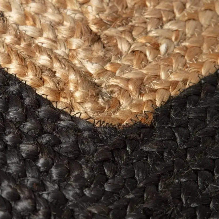 Eva Interieur Vloerkleed Jute - Naturel/Antraciet - 160x230