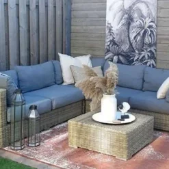 Eva Interior Buiten vloerkleed - Sage- Roest - 160x230 cm