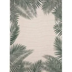 Eva Interior Buiten vloerkleed - Leaf - Groen - 160x230 cm
