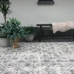 Eva Interior Buitenkleed Grijs Frost - 200 x 200 cm