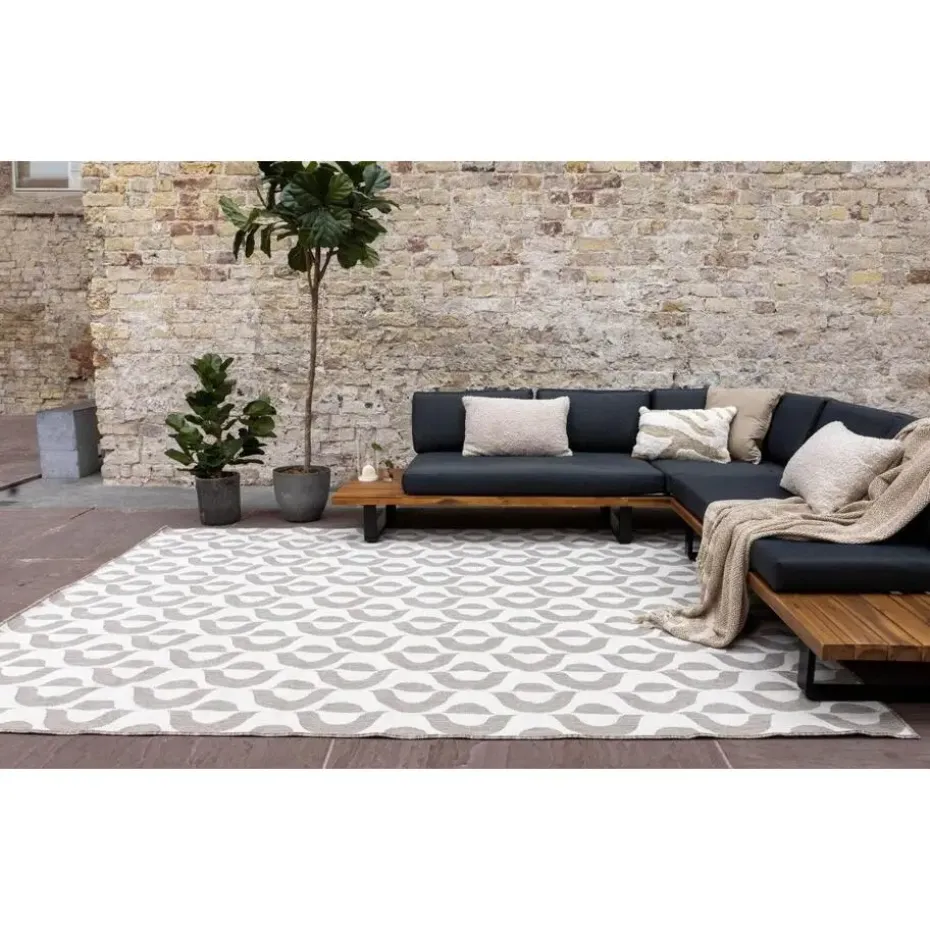 Eva Interior Buitenkleed Esta Naturel/wit - 340 x 240 cm