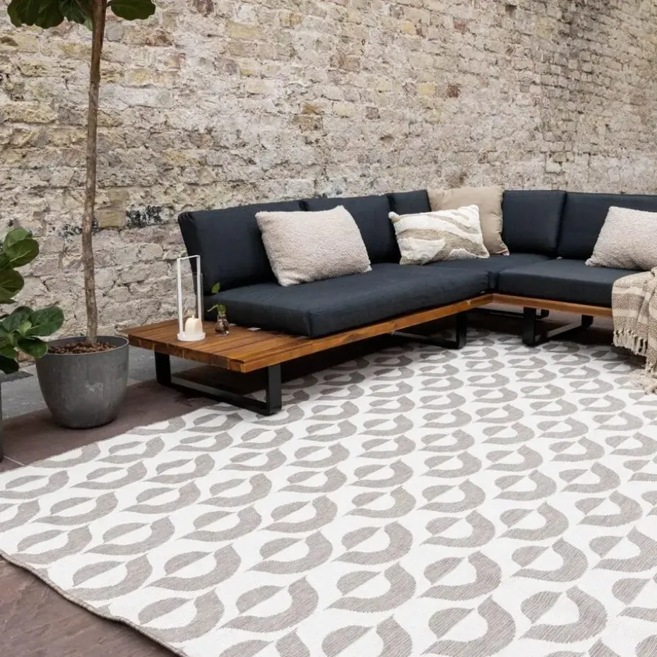 Eva Interior Buitenkleed Esta Naturel/wit - 340 x 240 cm