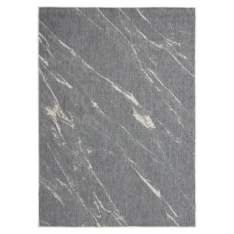 Eva Interior Buitenkleed Marble grijs/wit - 230 x 160 cm