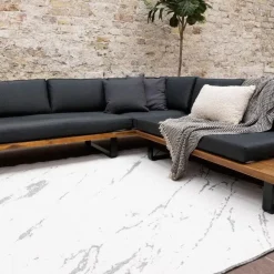 Eva Interior Buitenkleed Marble grijs/wit - 230 x 160 cm