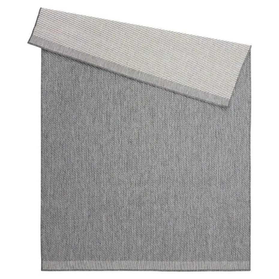 Eva Interior Buitenkleed Border grijs/wit - 340 x 240 cm