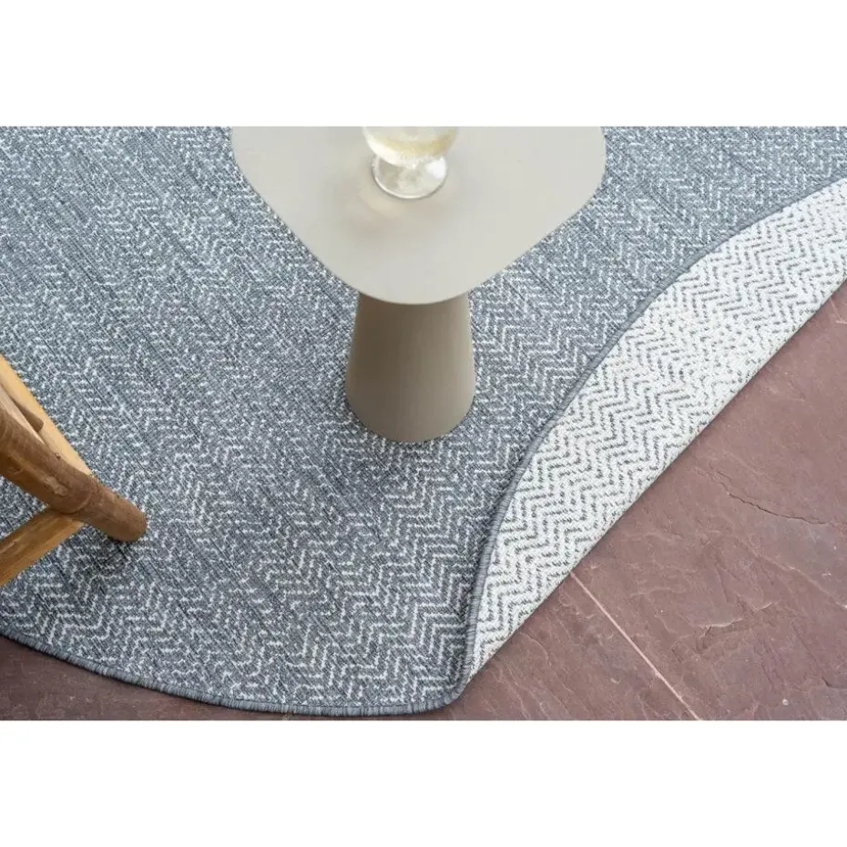 EVA Interior ovaal buitenkleed Dahl Grijs - 230 x 160 cm