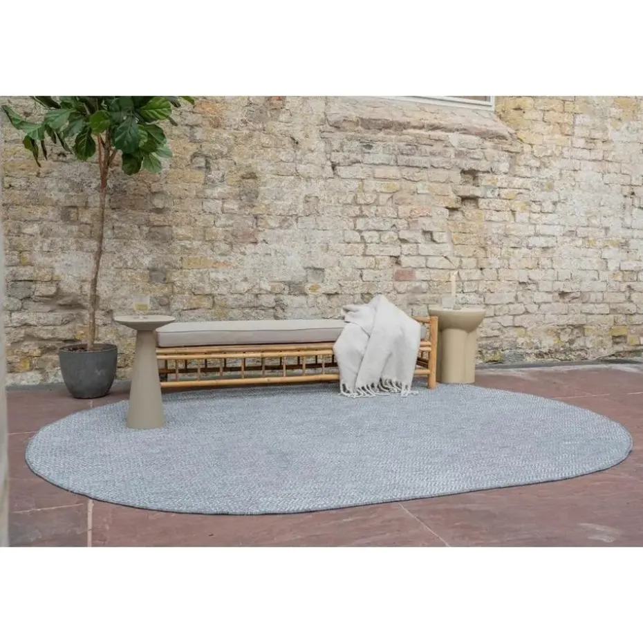EVA Interior ovaal buitenkleed Dahl Grijs - 230 x 160 cm