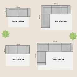 EVA Interior Vintage Vloerkleed Bloom Groen - 225 x 160 cm