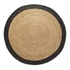 EVA Interior Vloerkleed Jute Rond - Naturel/Antraciet - 180 Ø