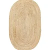 EVA Interior vloerkleed ovaal jute - naturel - 200 x 300 cm