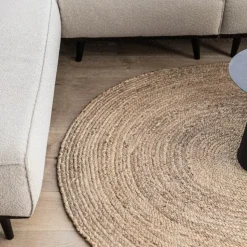 EVA Interior vloerkleed ovaal jute - naturel - 200 x 300 cm