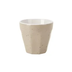 Excellent Houseware Koffiekop - 4x - porselein - 90 ml - gekleurd