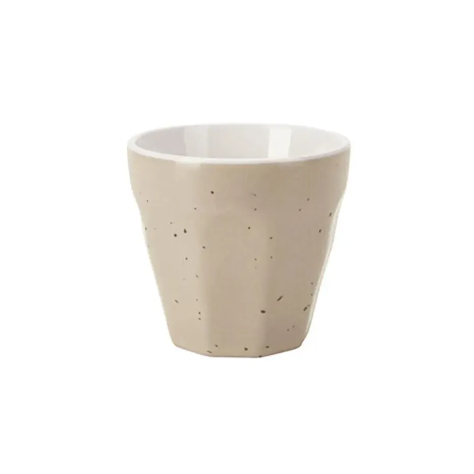 Excellent Houseware Koffiekop - 4x - porselein - 90 ml - gekleurd