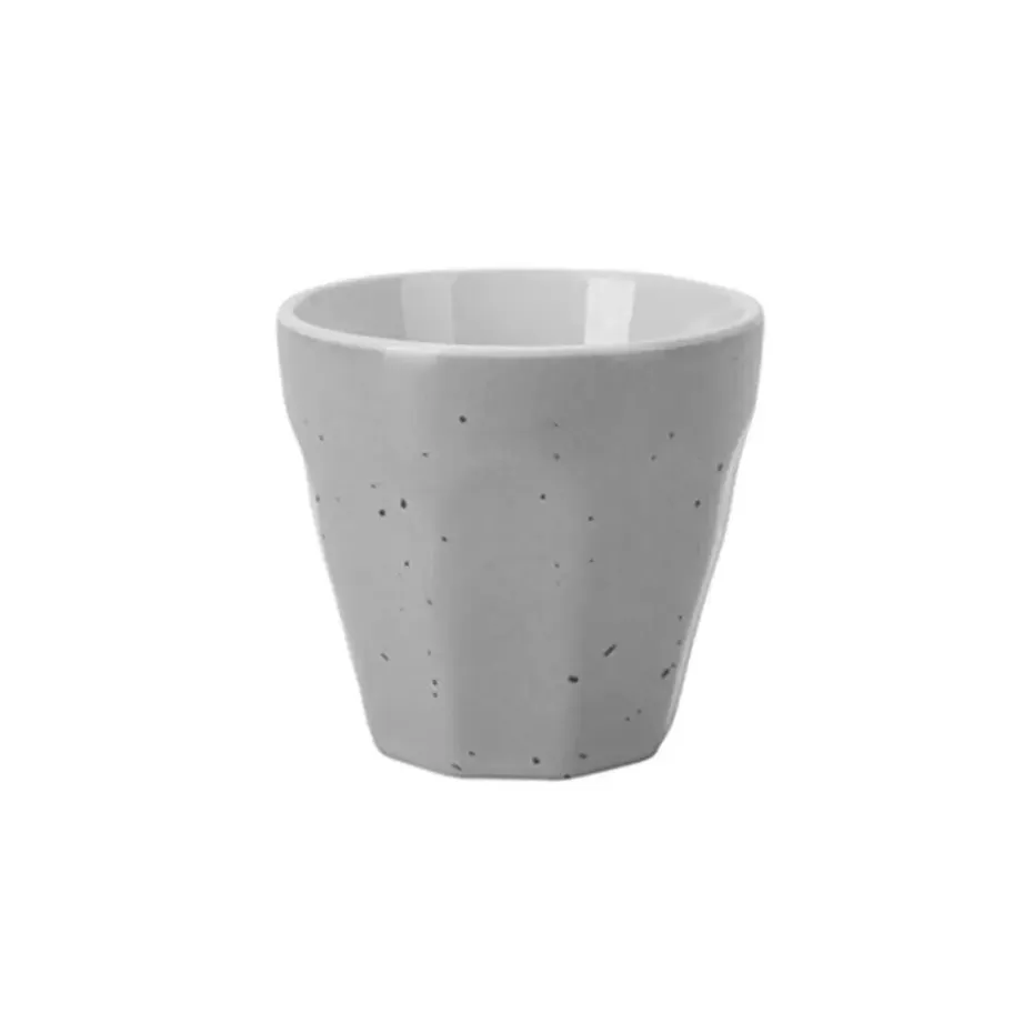 Excellent Houseware Koffiekop - 4x - porselein - 90 ml - gekleurd