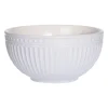 Excellent Houseware kommen/schaaltjes - D14 x H7 cm - ivoor wit