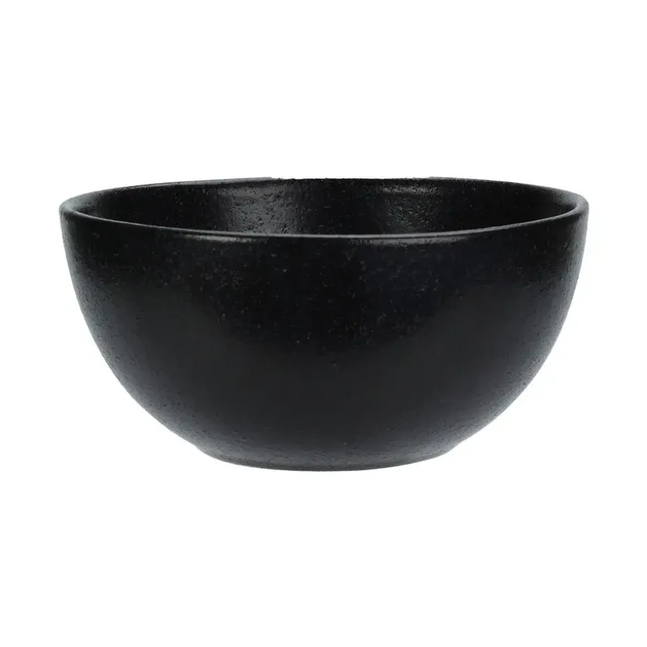 Excellent Houseware Soepkommen - Lava - keramiek - D15 x H7 cm