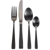 Excellent Houseware tafel bestek - 16x delig - mat zwart - rvs