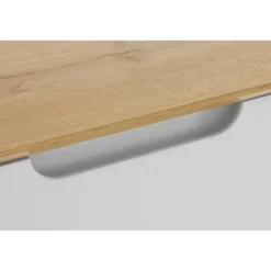 Ezra - Schoenenkast met 2 kleppen in eiken / witte spaanplaat