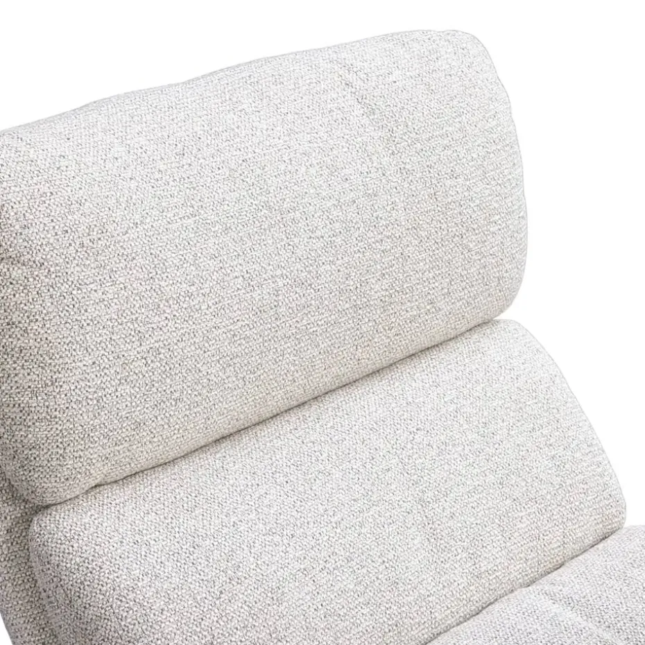 Fauteuil Bobbi incl. hocker - greige