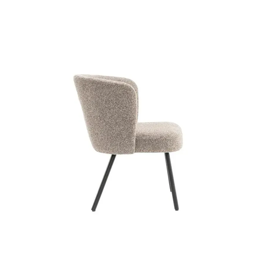 Fauteuil Cindy Taupe Stof
