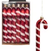 Feeric lights and christmas kersthangers - zuurstokken- 6x