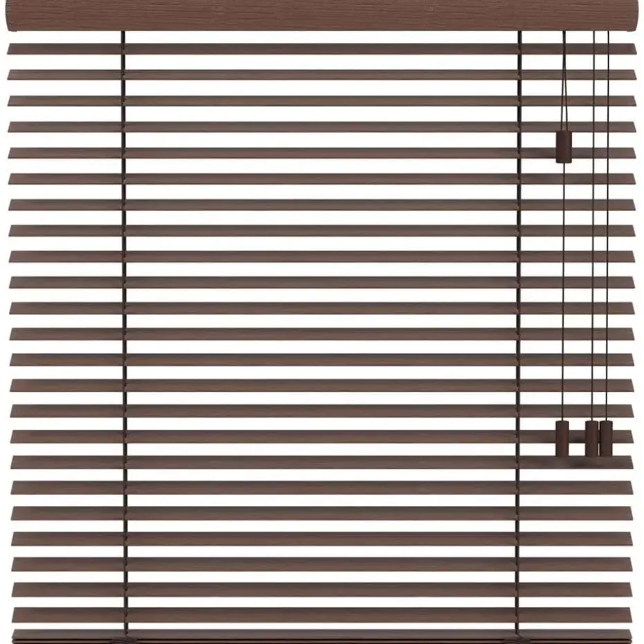 Fenstr bamboe jaloezie Tahiti 50mm - cacao bruin (30502)