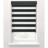 Fenstr Duo rolgordijn Planos lichtdoorlatend - 15048 zwart