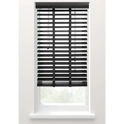 Fenstr jaloezie hout 50 mm zwart - 60x180 cm