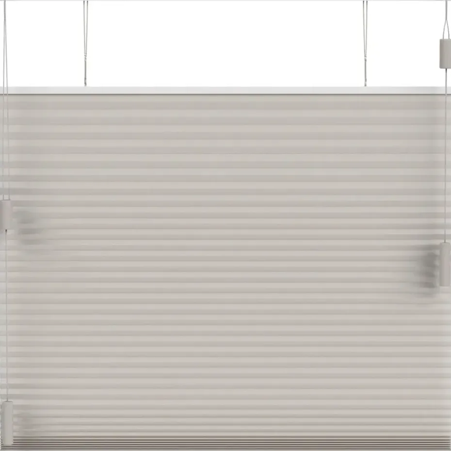 Fenstr plisségordijn Boston dubbel 25mm lichtdoorlatend - linnen (25511)
