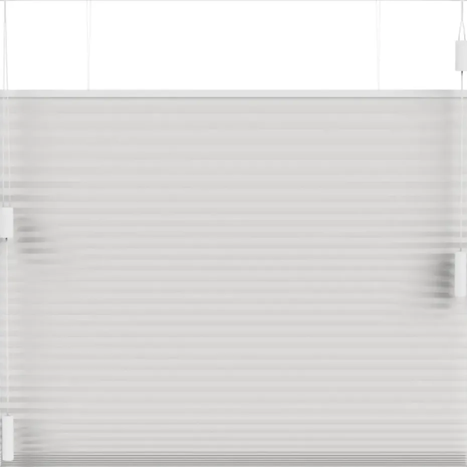 Fenstr plisségordijn Boston dubbel 25mm lichtdoorlatend - off-white (10716)