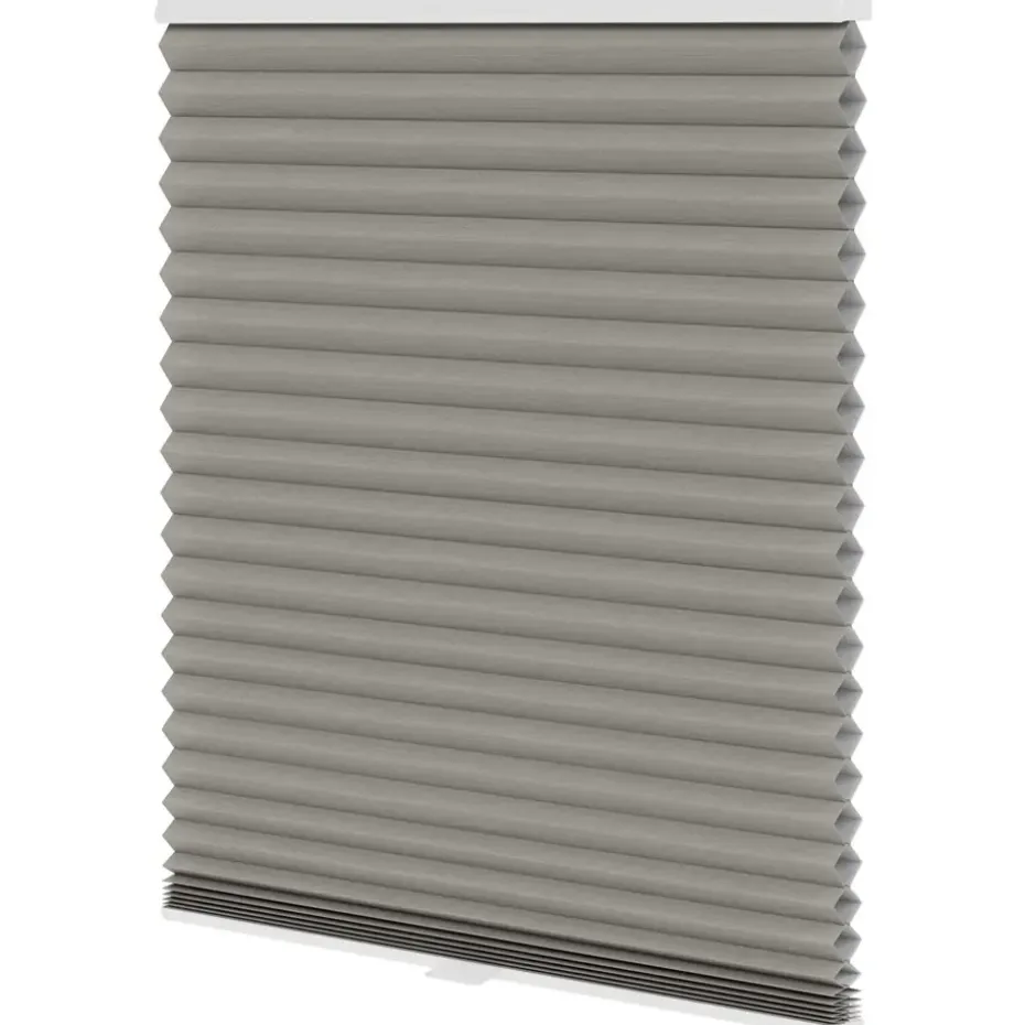 Fenstr plisségordijn Chicago dubbel 45mm verduisterend - taupe (30027)