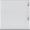 Fenstr plisségordijn Chicago dubbel 25mm lichtdoorlatend - wit (10011)