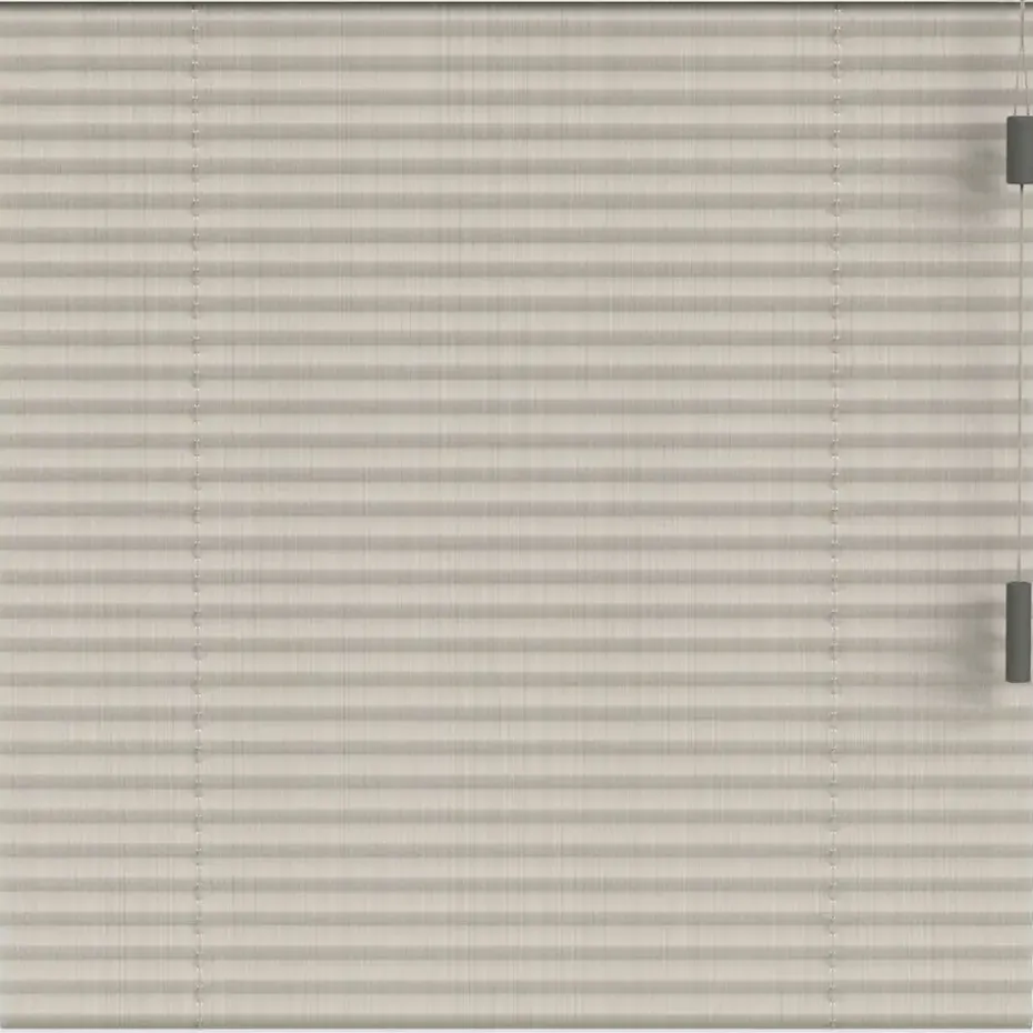 Fenstr plisségordijn Lille enkel 20mm transparant - crème (25004)