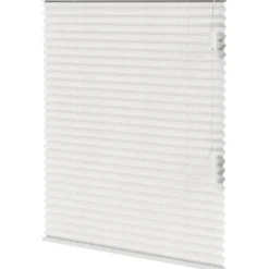 Fenstr plisségordijn Lille enkel 20mm transparant - wit (10320)