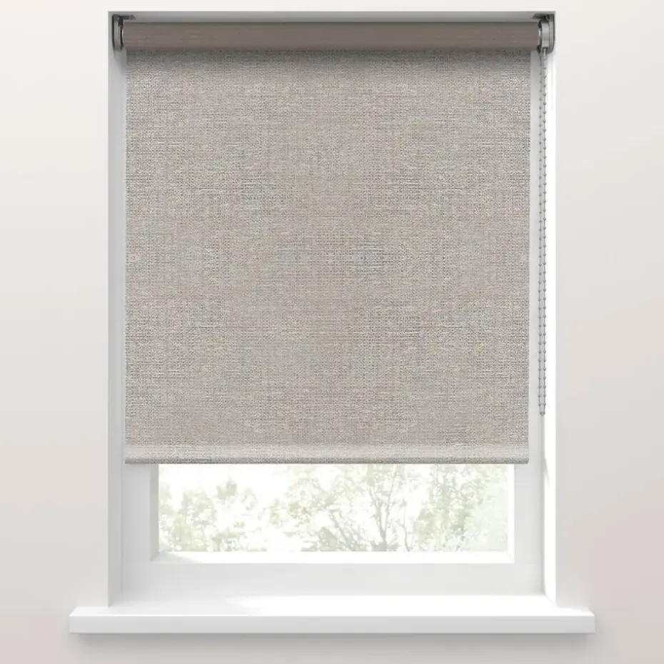 Fenstr rolgordijn Nancy verduisterend - grijs beige (25015)