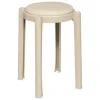 Five Bijzet krukje/stoel - beige - D41 x H47 cm