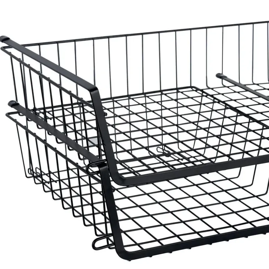 5Five Hangmand voor kast - metaal - 51 x 30 x 11 cm - zwart