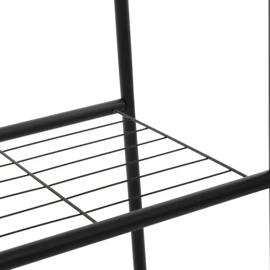 5Five Kledingrek - dubbele stang - metaal - 82 x 50 x 153 cm