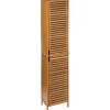5Five Kolomkast - hoog - 33 x 28 x 168 cm - bamboe - bruin