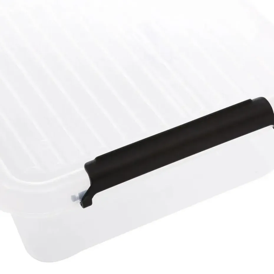 5Five Opbergkist met deksel - Clip Box - 8,5L - 39x29x12 cm