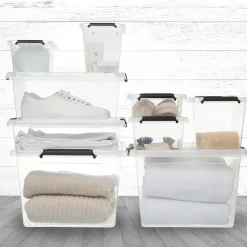 5Five Opbergkist met deksel - Clip Box - 8,5L - 39x29x12 cm