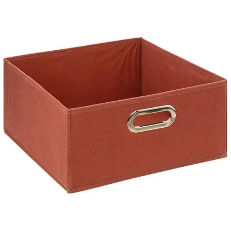 5Five Opbergmand/kastmand - terracotta - linnen - 14l
