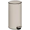 5Five Prullenbak/pedaalemmer - beige - metaal - 30 liter