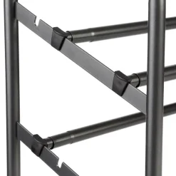 5five Schoenenrek - uitschuifbaar - zwart - 6-10 paar - 61 x 39cm