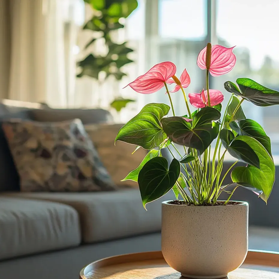Flamingoplant - Anthurium 'Sweet Dream' - Hoogte 35-45cm - ø12cm