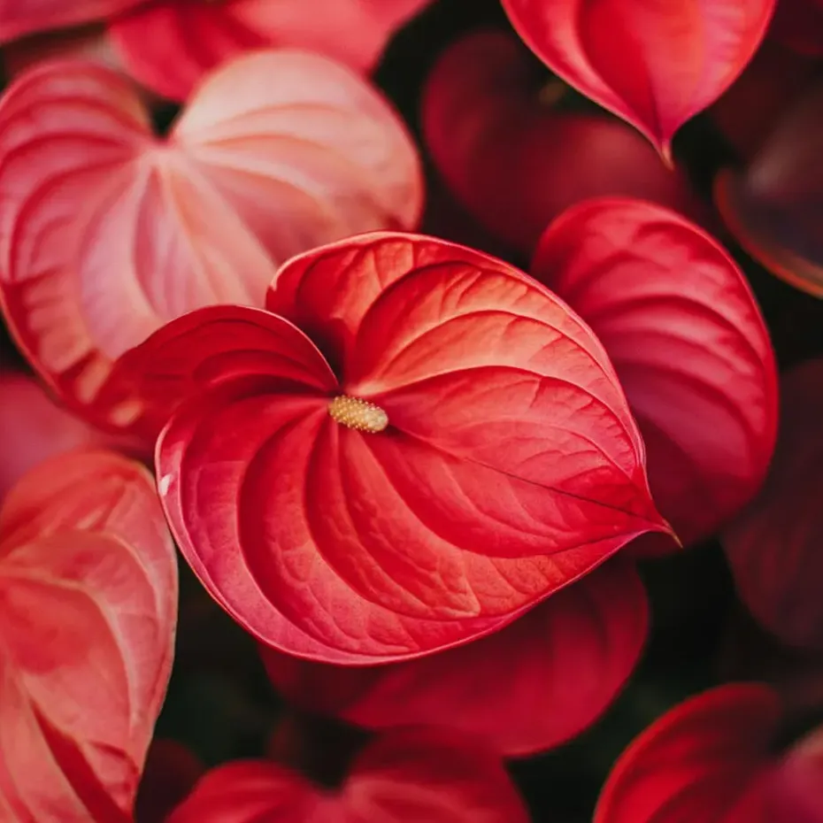 Flamingoplant - Anthurium 'Royal Champion' - Hoogte 35-45cm - ø12cm