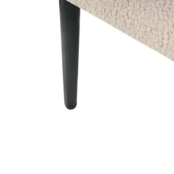 FLAYAT - Eenpersoonsbed - Beige - 120 x 200 cm - Bouclé