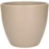 Floran Plantenpot - taupe - mat - keramiek - 19 x 17 cm